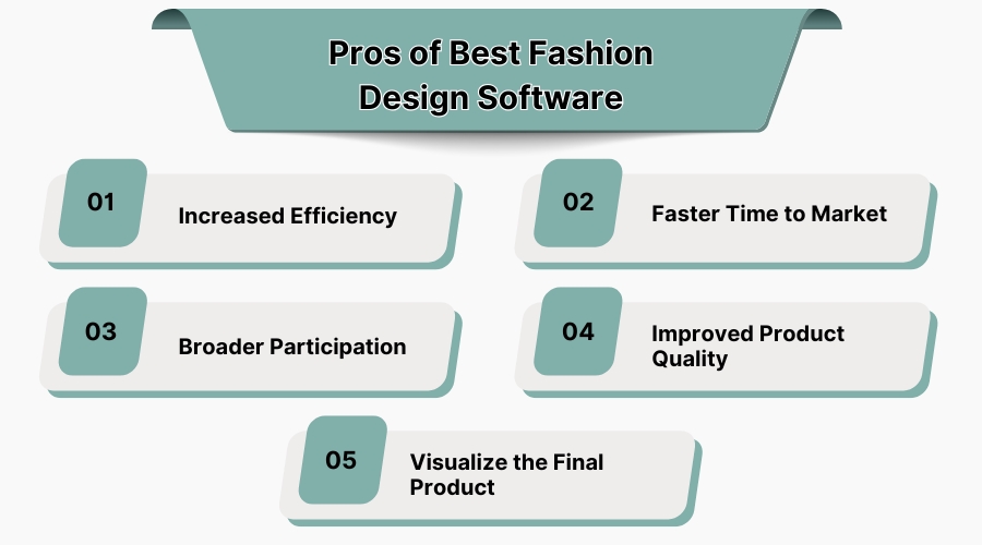 pros of fashion design software
